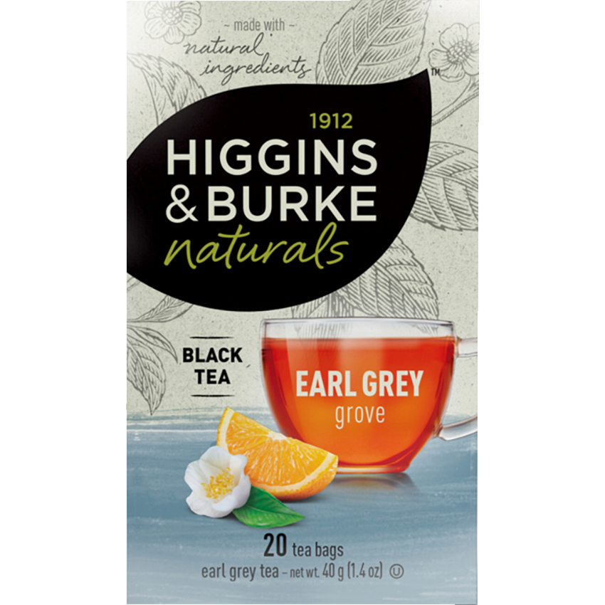 Higgins & Burke Specialty Tea Earl Grey 20 bags/box