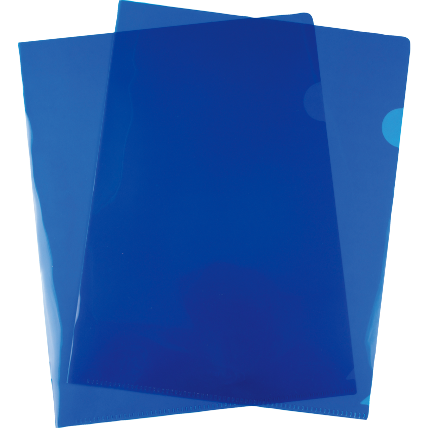 VLB FileMode View Folders 11x8-1/2" Blue 10/pkg