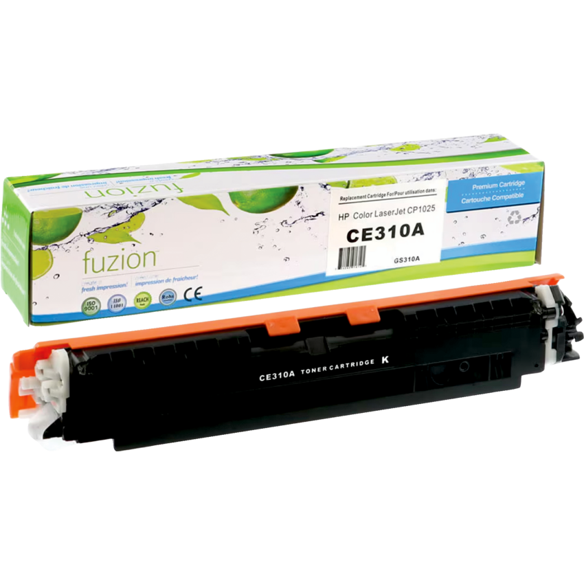 fuzion™ Compatible Laser Cartridges (HP OEM# CE310A, 126A) Black