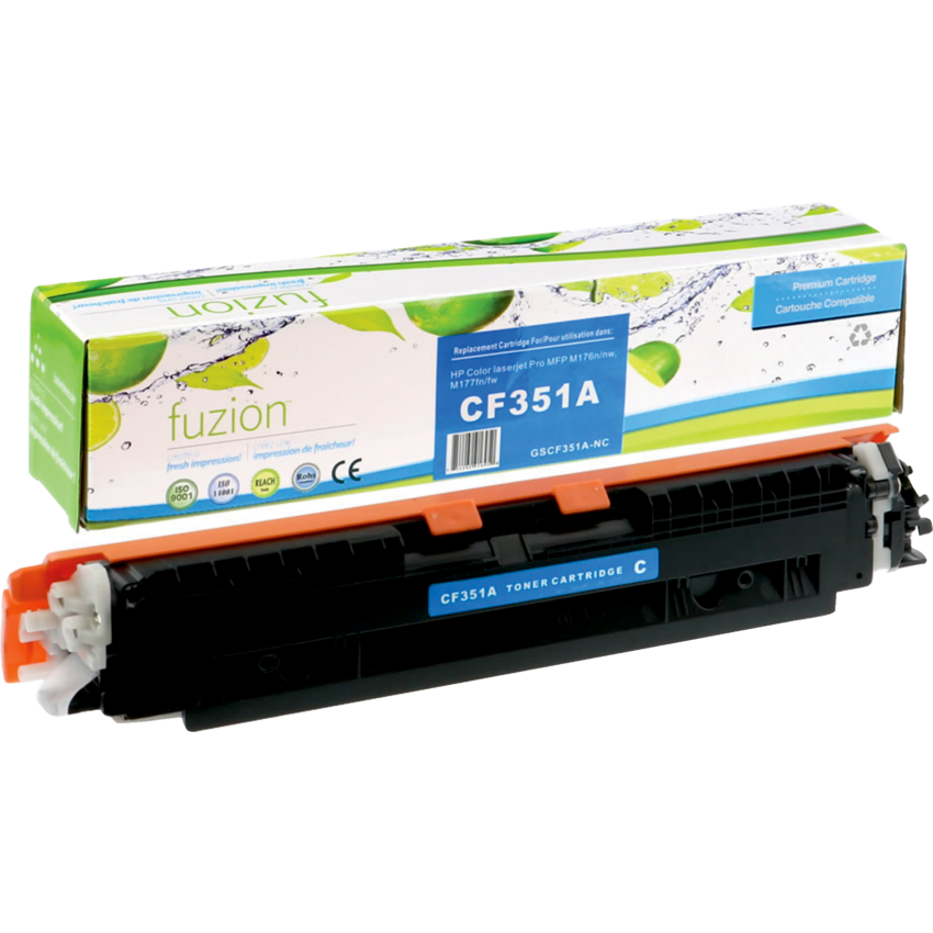 fuzion™ Compatible Laser Cartridges (HP OEM# CF351A, 130A) Cyan