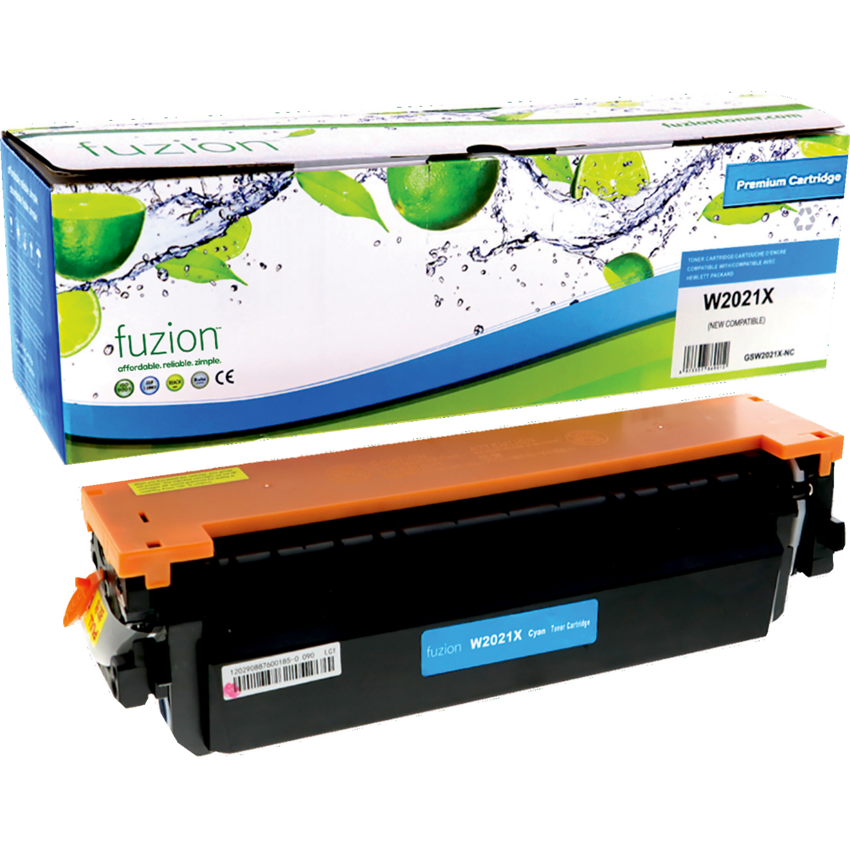 fuzion™ Compatible Laser Cartridges High Yield (HP W2021X) Cyan
