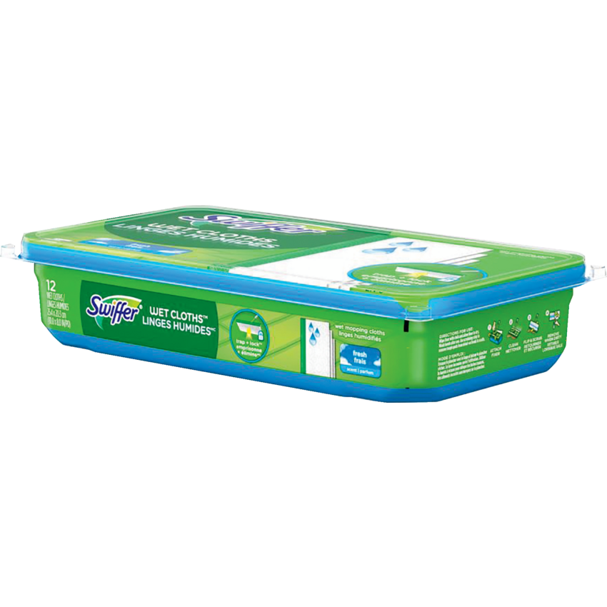 Swiffer® Sweeper Refills Wet Cloths 12/pkg