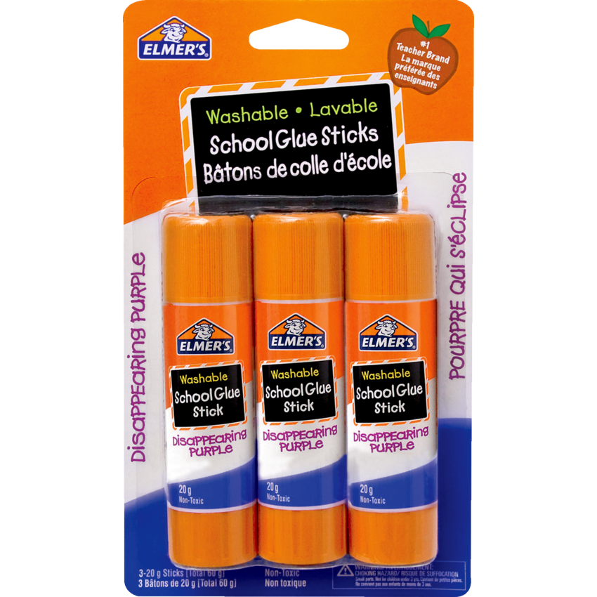 Elmers® Washable School Glue Sticks 20 g 3/pkg