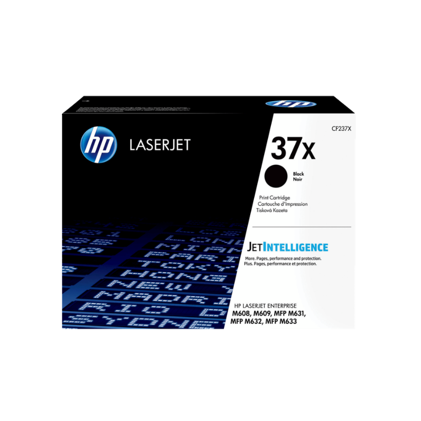 HP LaserJet Laser Cartridges High Yield #37X Black