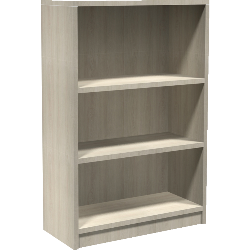 Heartwood Innovations Bookcase 3-Shelf  32"W x 14"D x 48"H Winter Wood