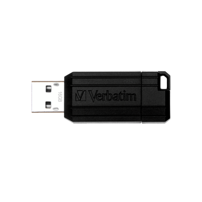Verbatim® PinStripe USB 2.0 Drive 32 GB Black